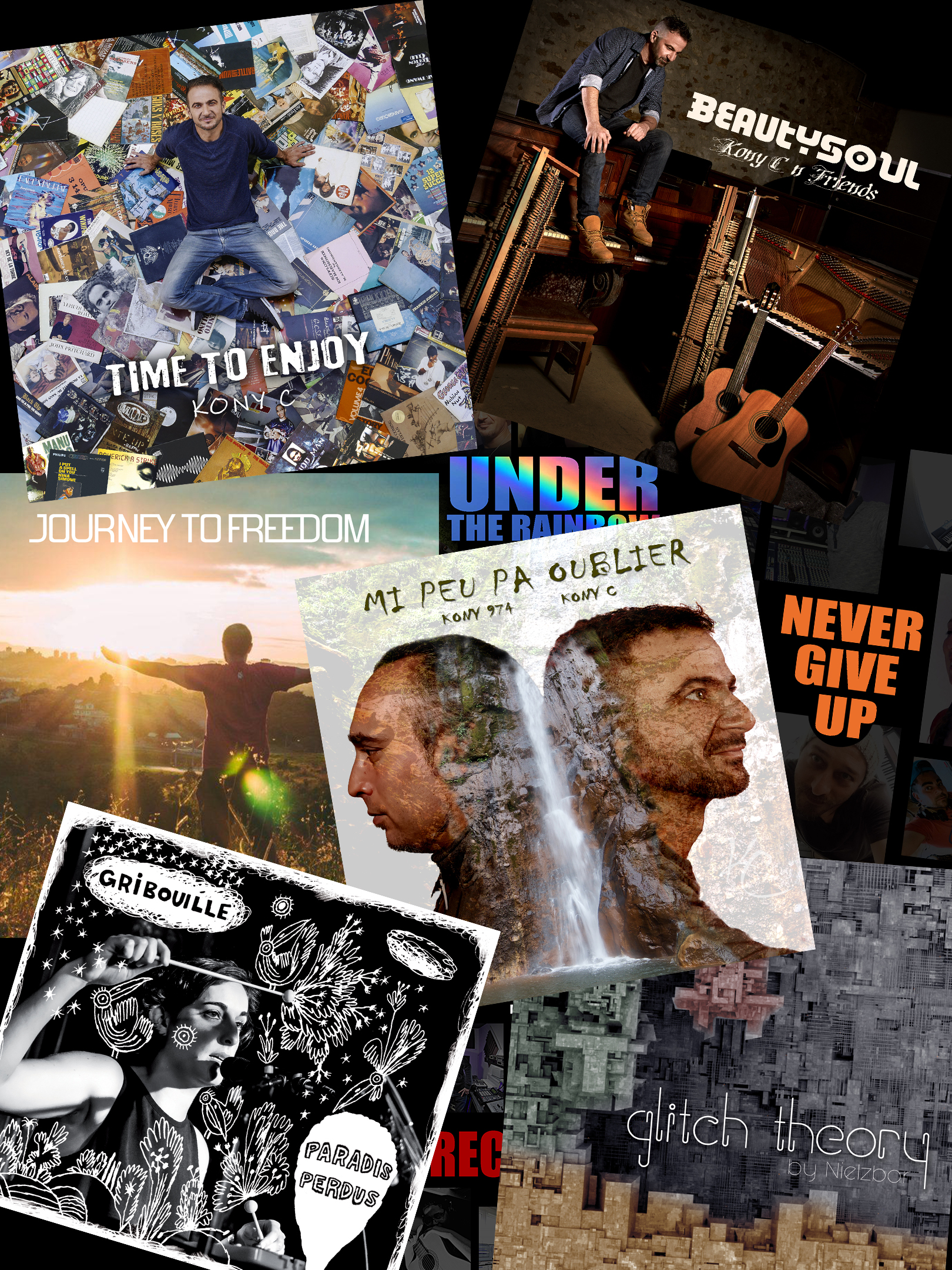 Présentation des productions musicales de l'artiste Kony C